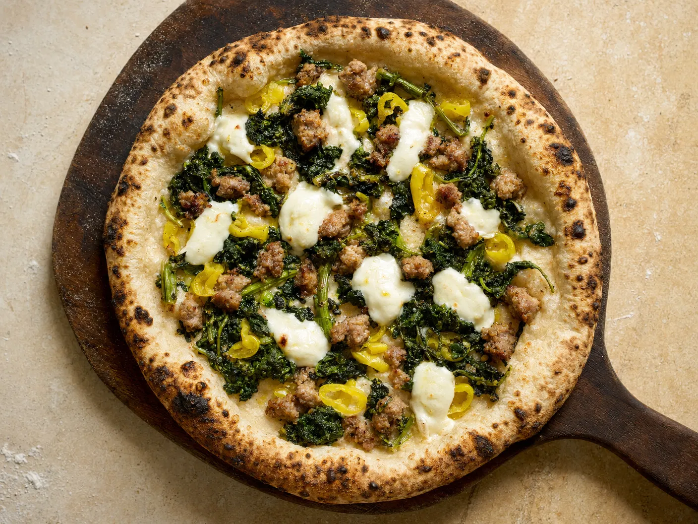 Traditional White pizza